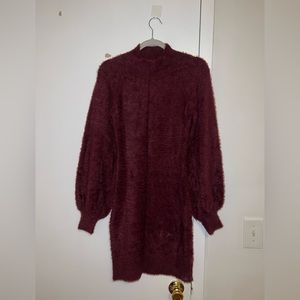 Bardot dress long sleeve